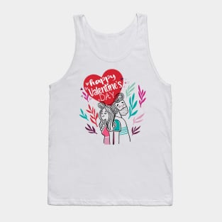 Happy Valentine s Day Tank Top